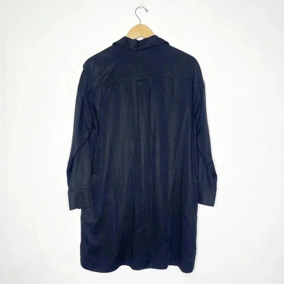 COS Black Button Up Shirt Dress Size 4 - Picture 5 of 5